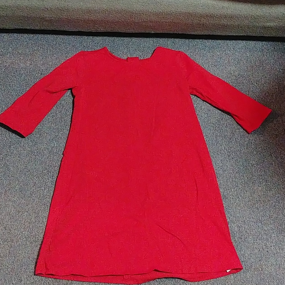 Red mini dress